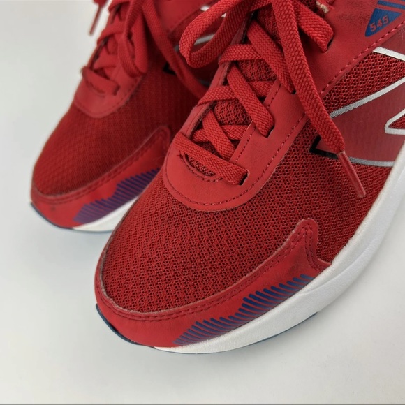 New Balance 545 Dynasoft Sneaker Kids Size 5 W Athletic Shoes GK545RB1 Red - Picture 2 of 9